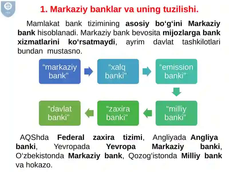 Markaziy banklar va uning funksiyalari 3