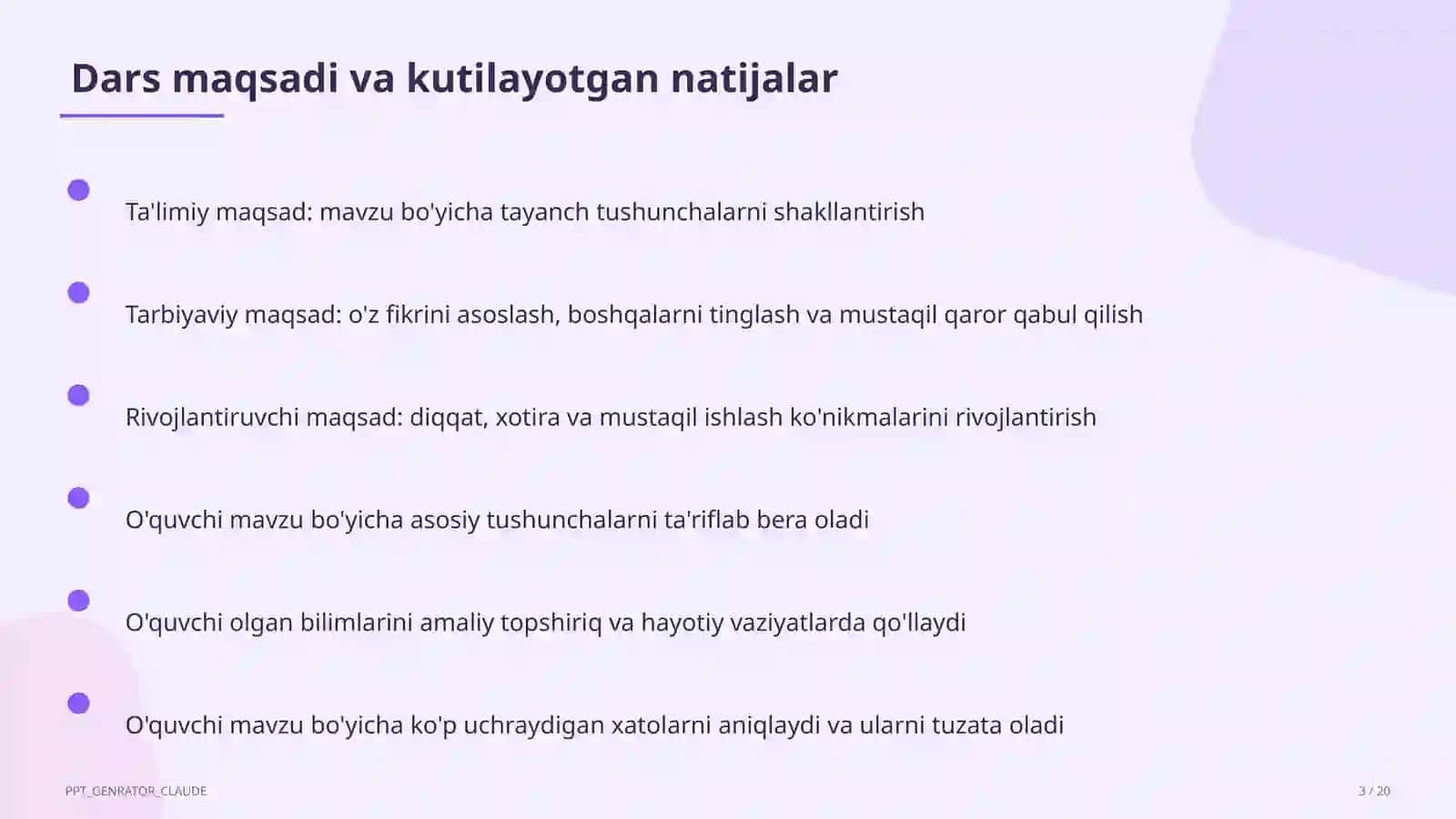 Mening oilam: rus tilida so'zlashuv (3-sinf) 3