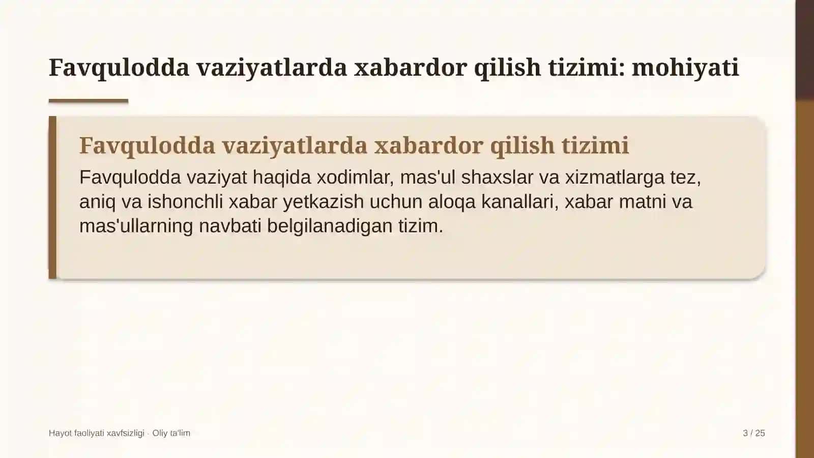 qishloq maktablarida favqulodda vaziyatlarda xabardor qilish tizimi 3867 3