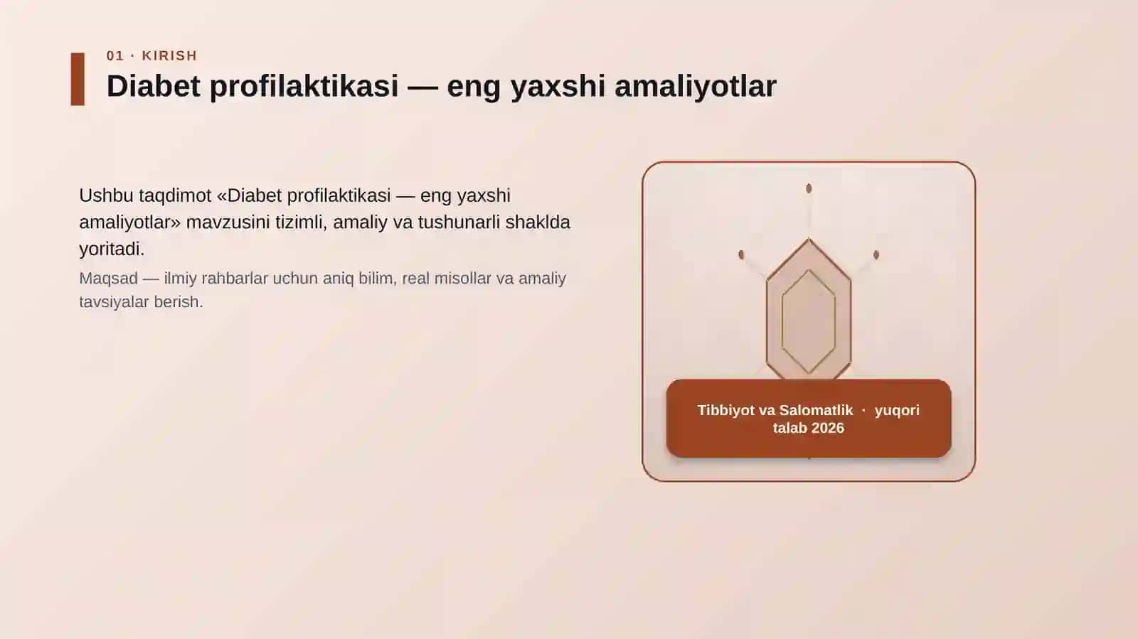 Diabet profilaktikasi — eng yaxshi amaliyotlar 3