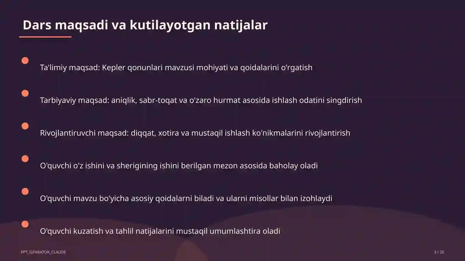 Kepler qonunlari (10-sinf) 3