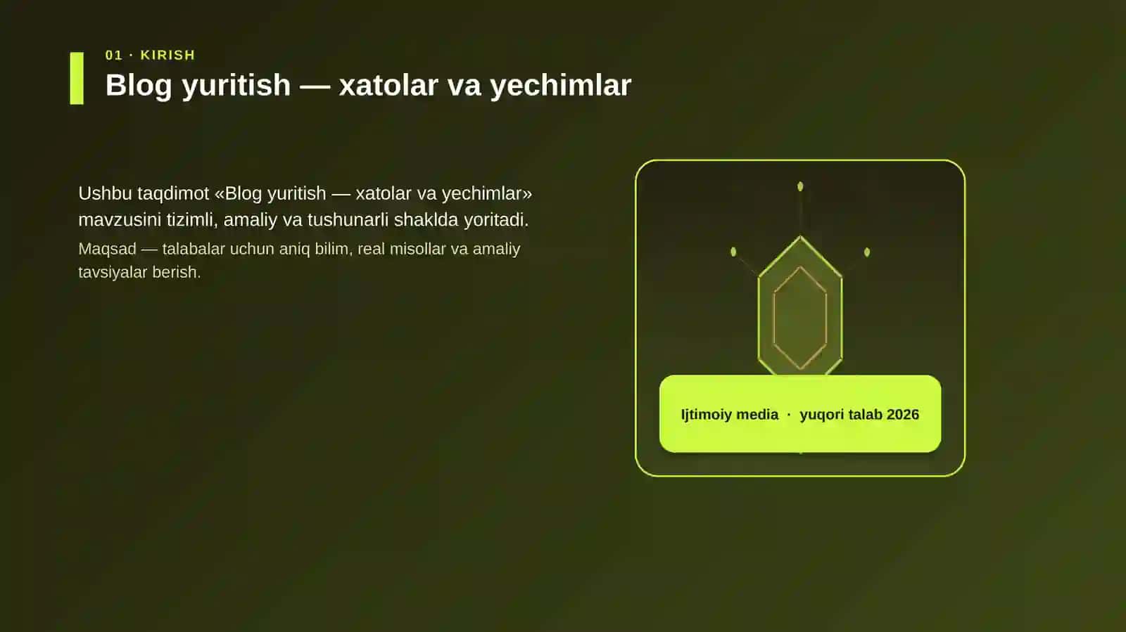 Blog yuritish — xatolar va yechimlar 3
