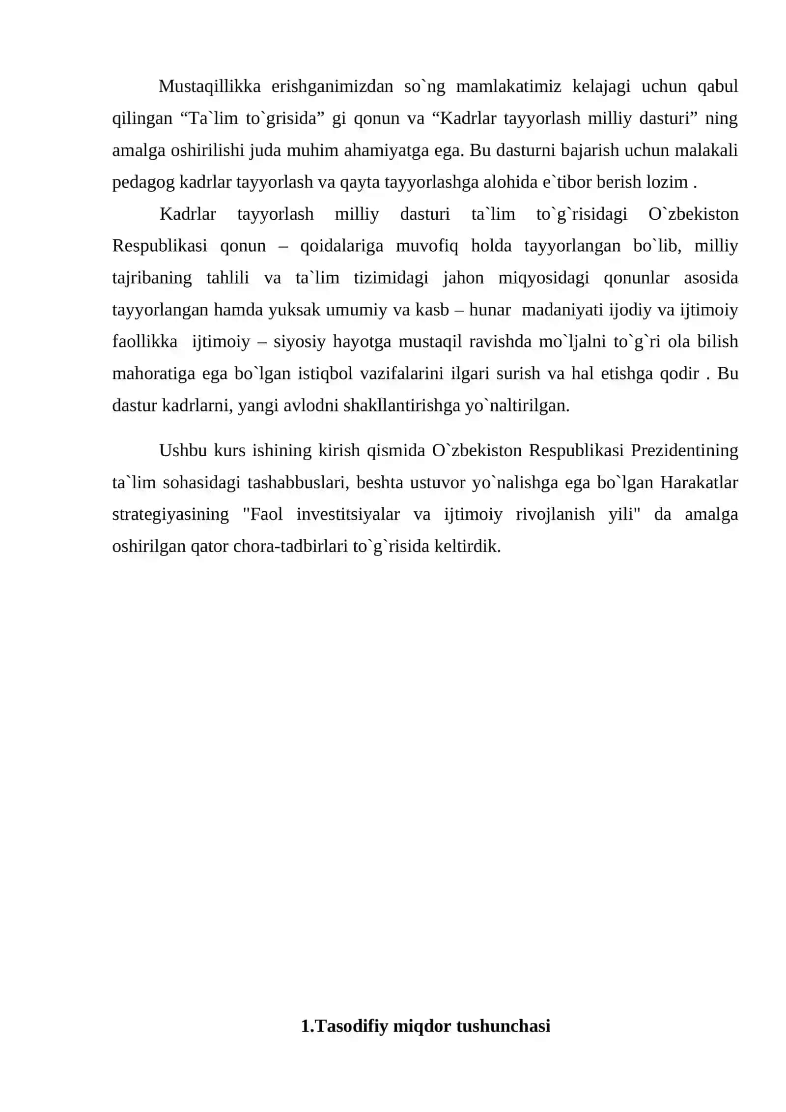 Matematika ta'limi va fanlarini yanada rivojlantirishni davlat tomonidan qo`llab-quvvatlash 3