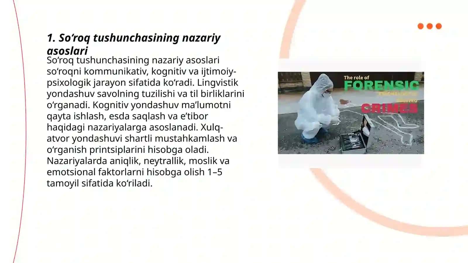 So‘roq tushunchasi va ko‘rsatuvlarning psixologik asoslari 3