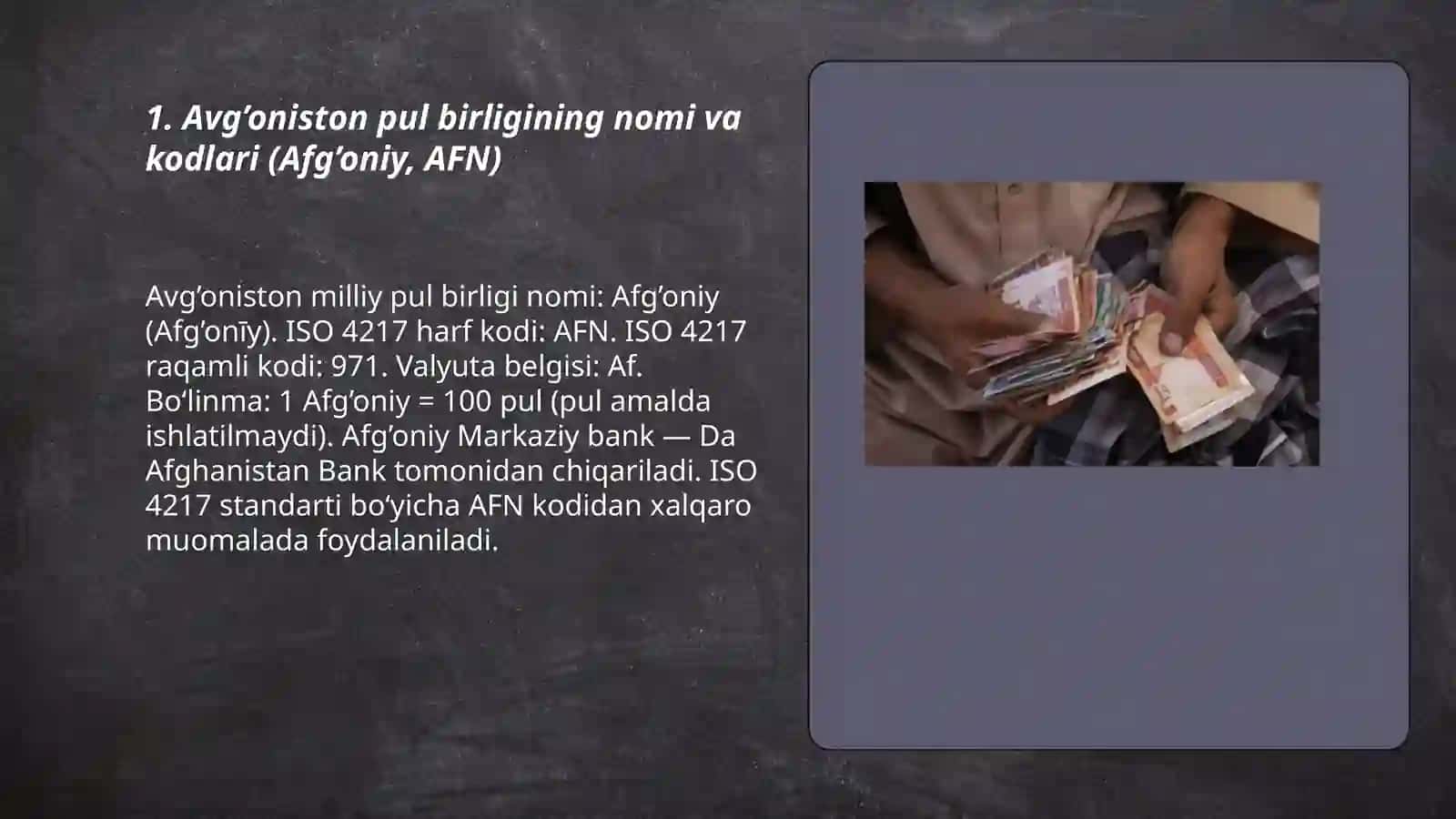 Avg’oniston pul birligi 3