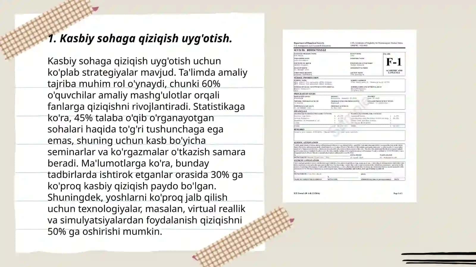Kasbiy sohaga qiziqish uyg'otish 3