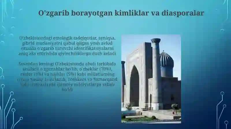 Oʻzbekistonda etnologiyafanining zamonaviy muommolari 3