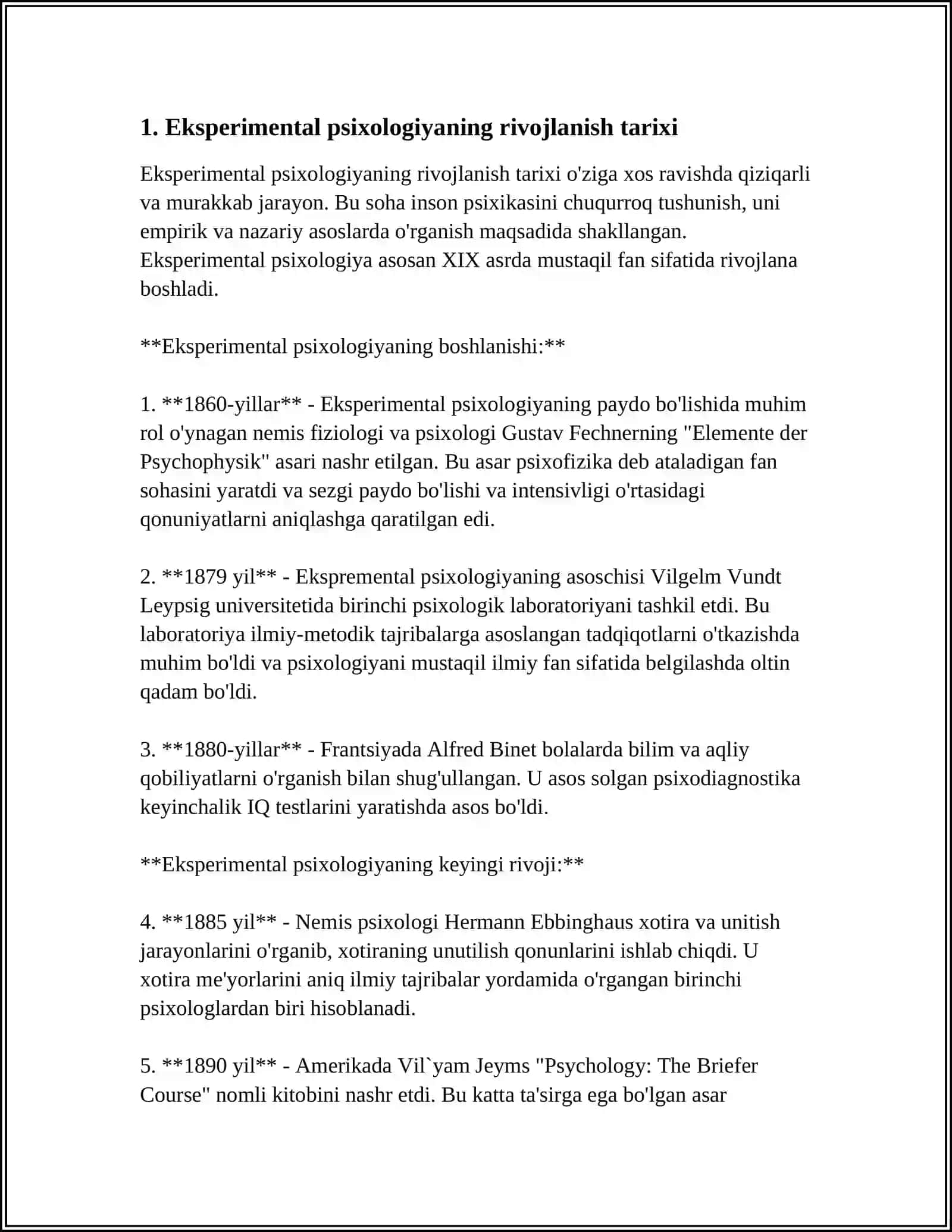 EKSPRIMENTAL PSIXOLOGIYANING ASOSIY TAMOYILLARI VA XUSUSIYATLARI 3