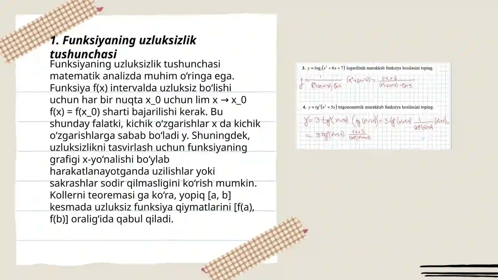 Funksiyaning uzluksizlik moduli 3