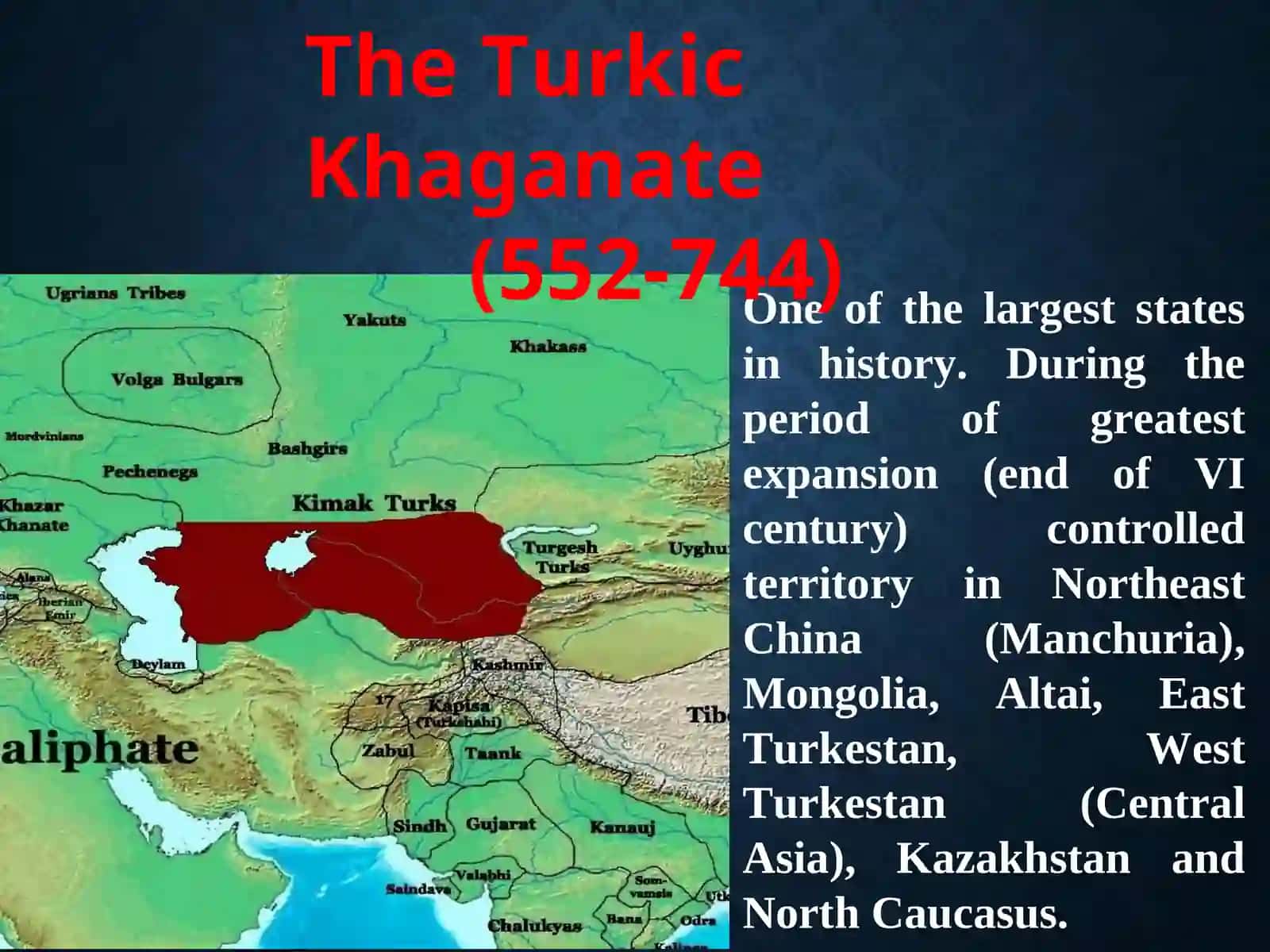 THE TURKIC KHAGANATE(552-744) 3