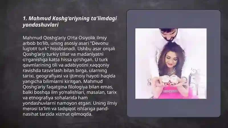 Mahmud Koshgʻariyning pedagogik qarashlari.Umar Xayyomning ta'lim-tarbiyaga oid fikrlari 3