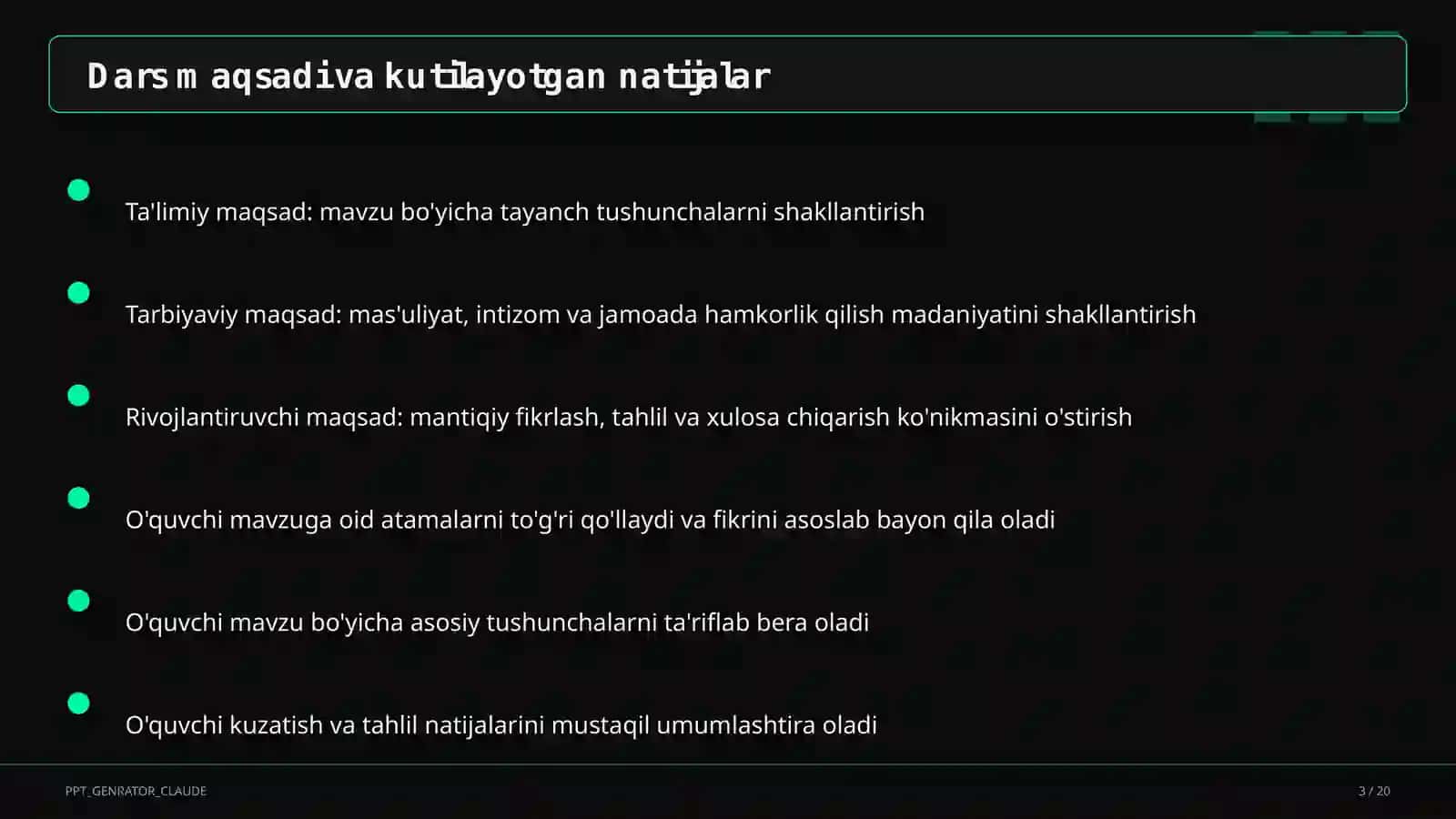Hayvonlarning turlari: sutemizuvchilar, qushlar, baliqlar (3-sinf) 3