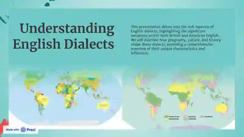 British and American dialects 3