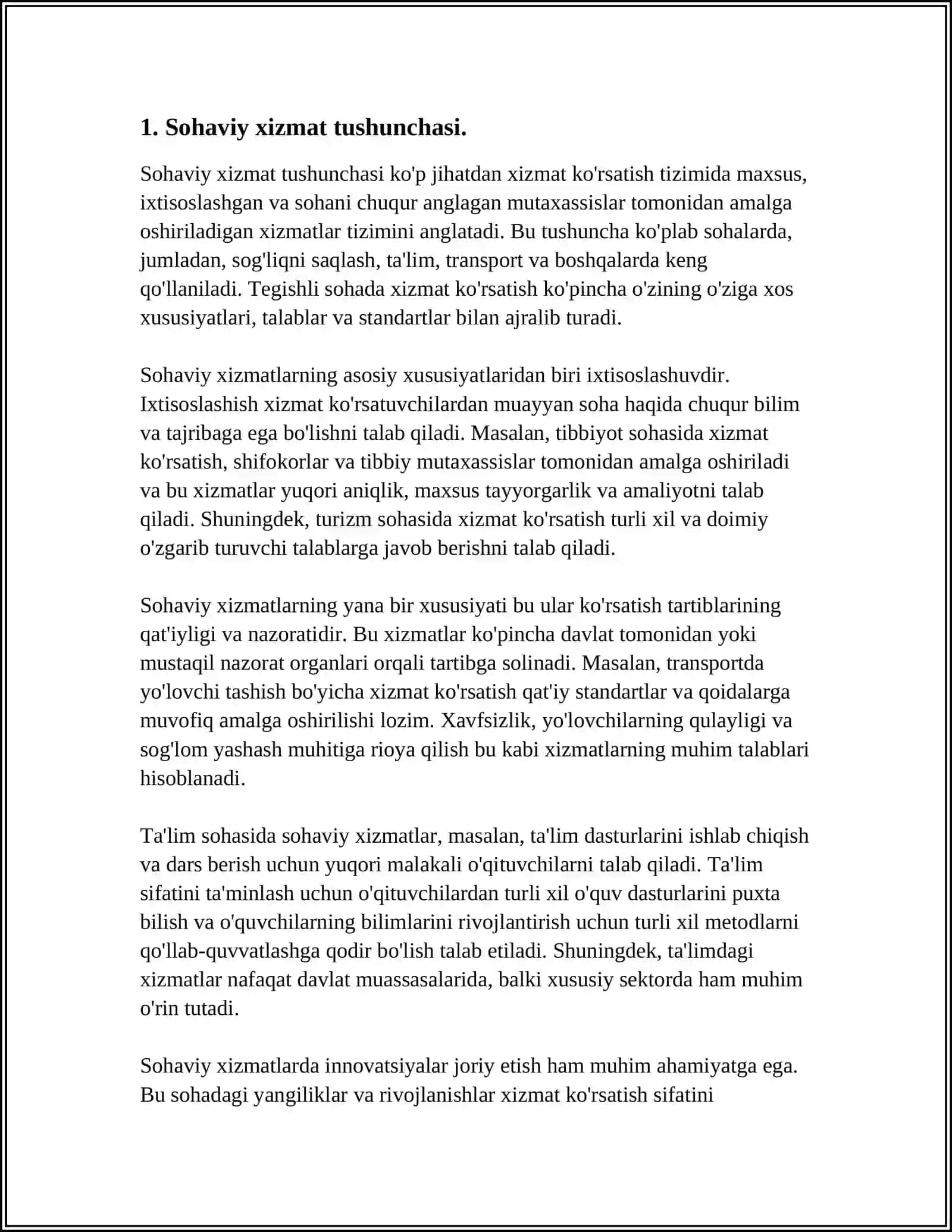SOHAVIY HIZMAT YOZISHMALARI 3