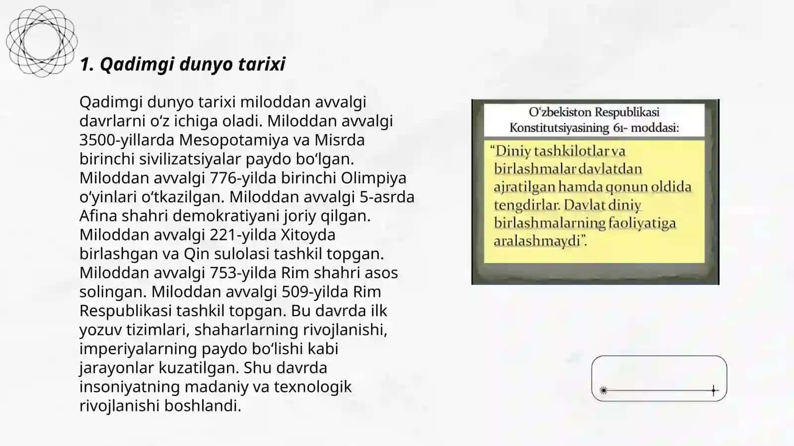 Qadimgi dunyo tarixi 3