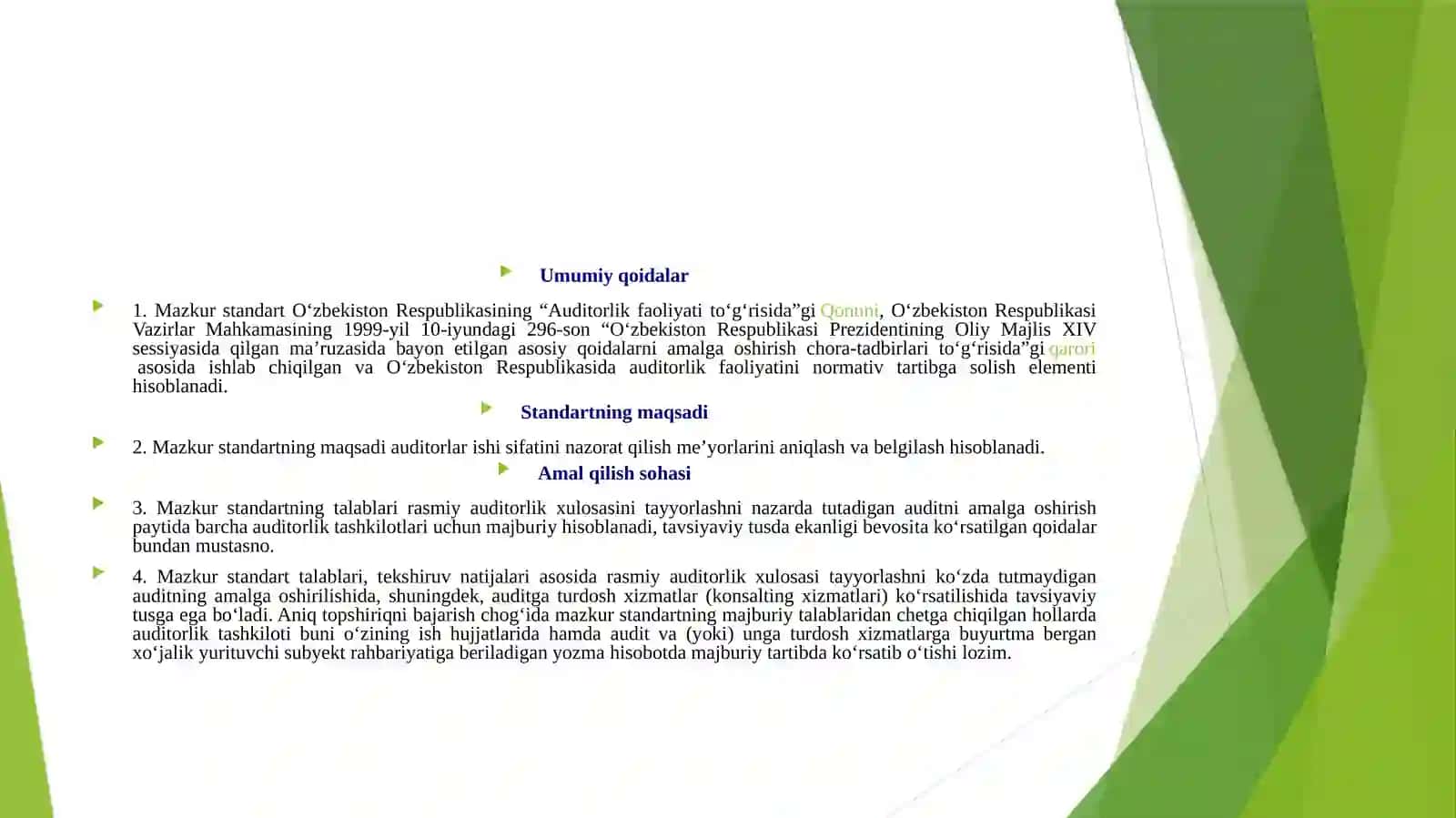 Auditor ishi sifatini nazorat qilish 3