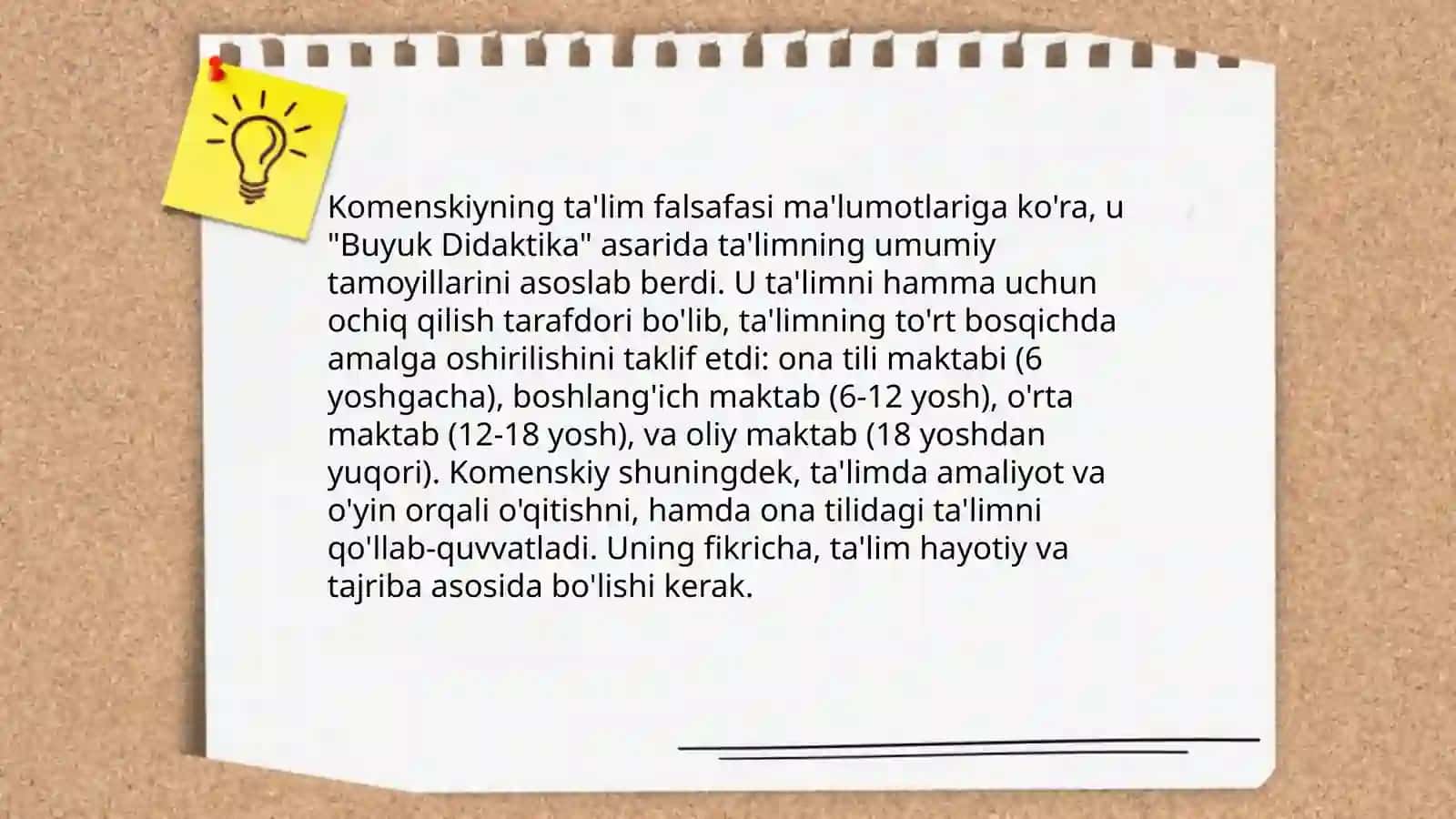 Yan Amos Komenskiyning pedagogik tizimi 3