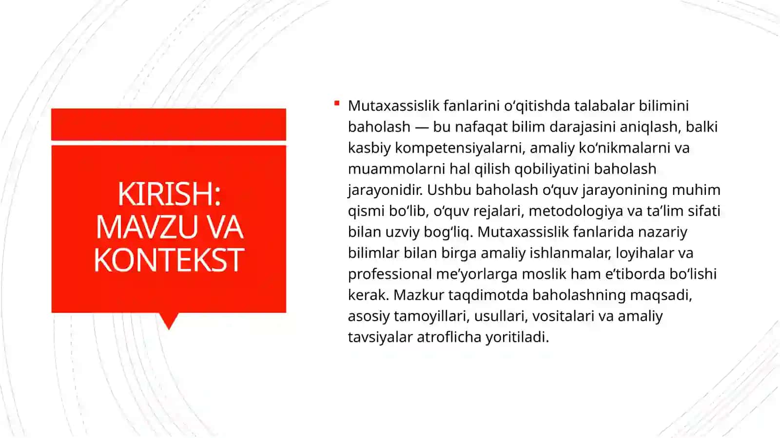 Mutaxassislik fanlari 3