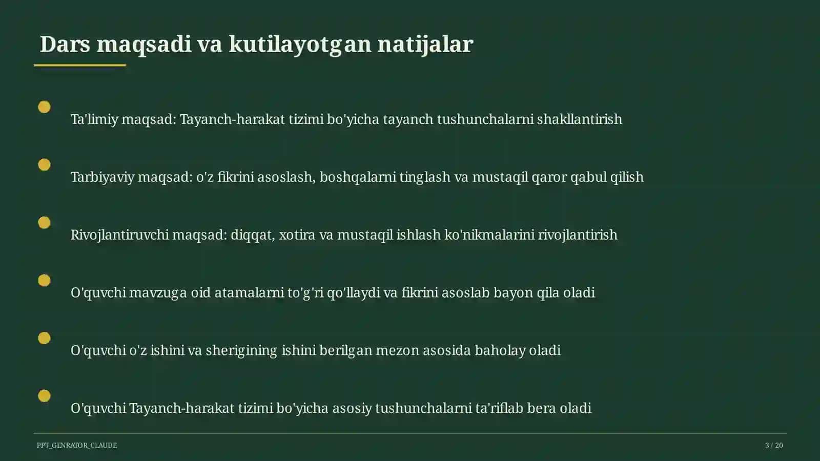 Tayanch-harakat tizimi (8-sinf) 3