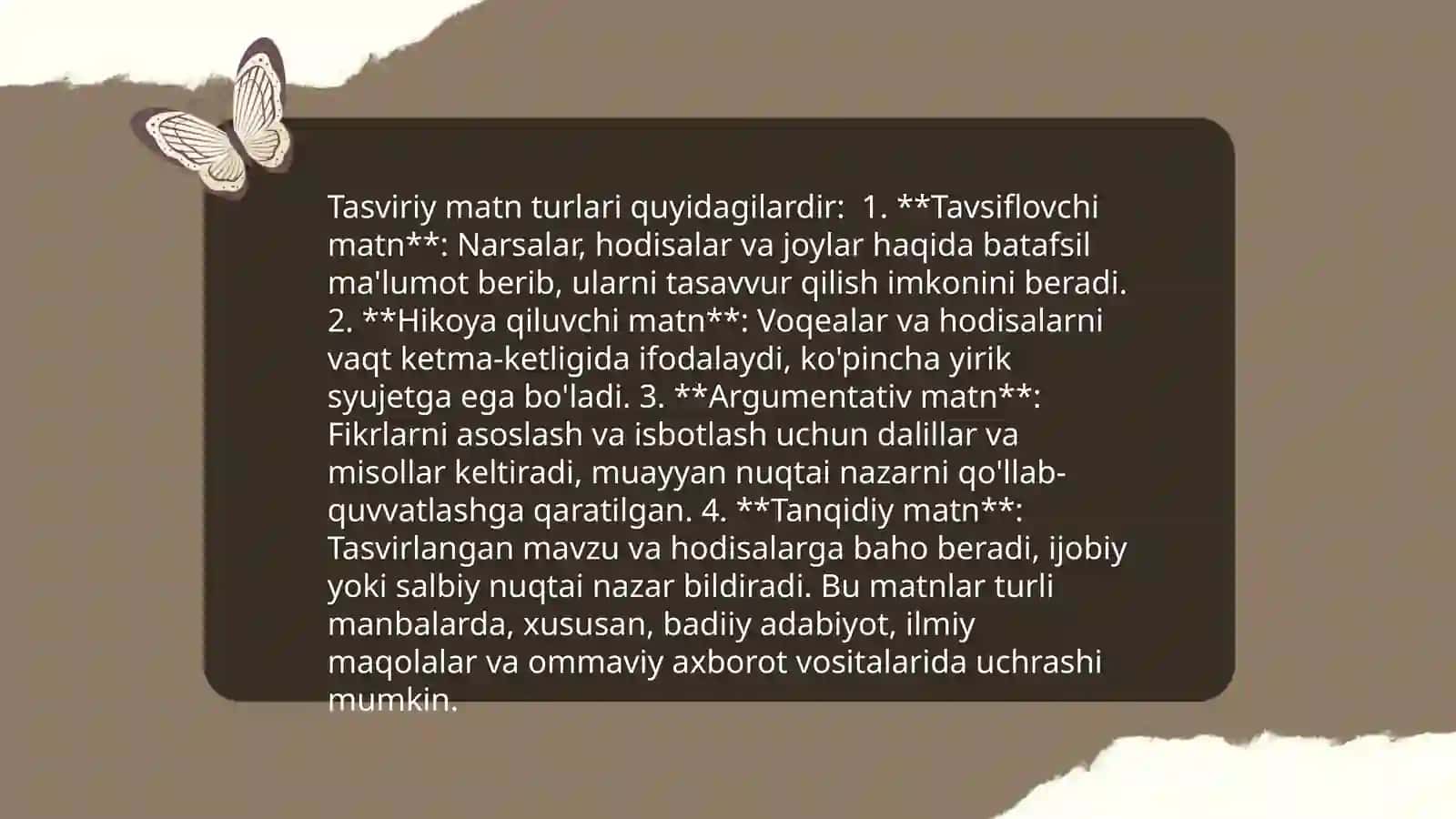 Tasviriy Matnlar 3