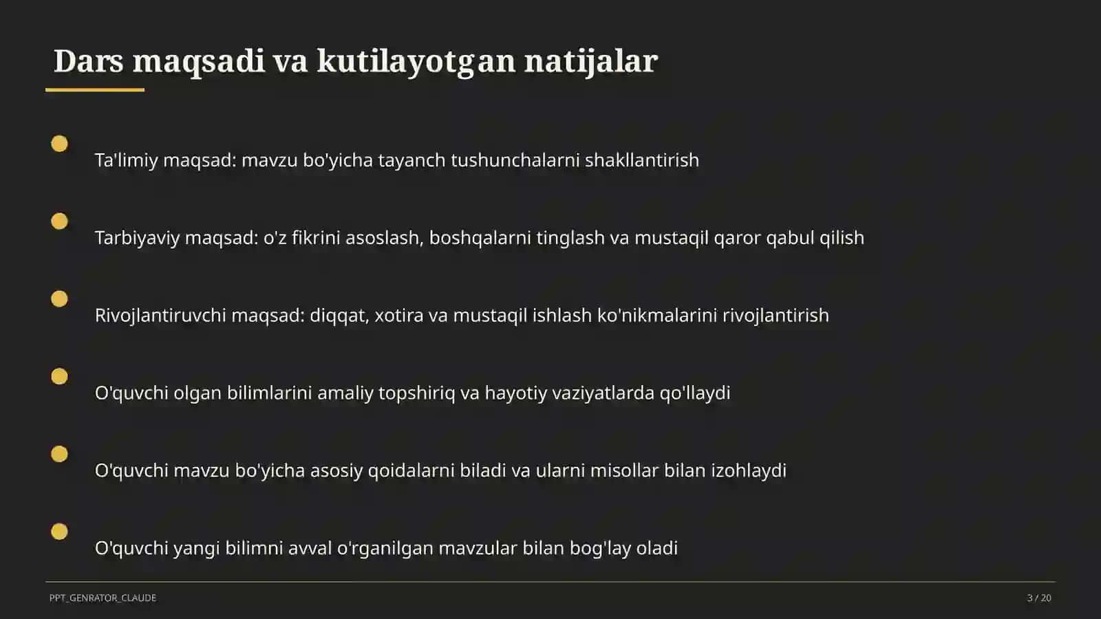 Ona tili (5–11) — o'quvchilar uchun 3