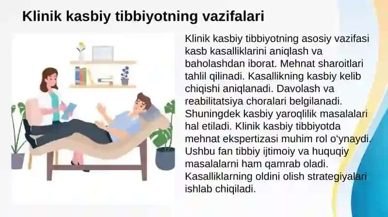 Klinik kasbiy tibbiyot 3