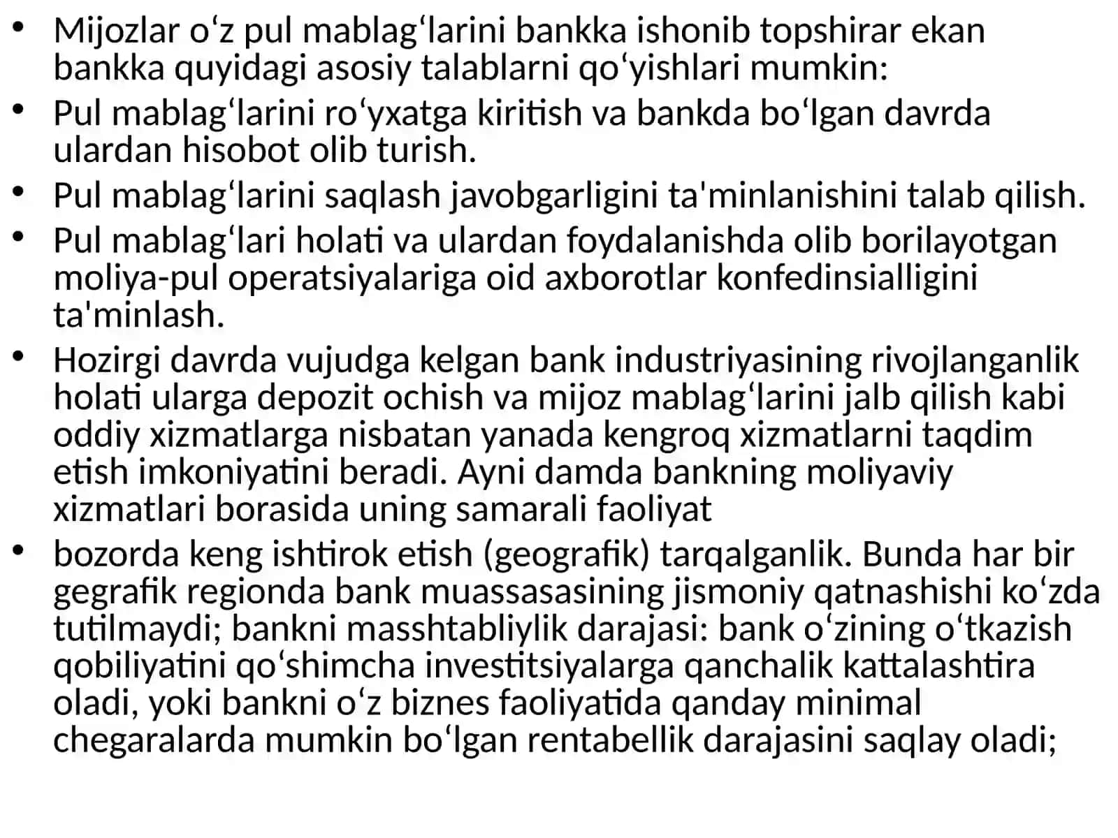 Banklarda axborot tizimlarining dasturiy ta'minlashi 3