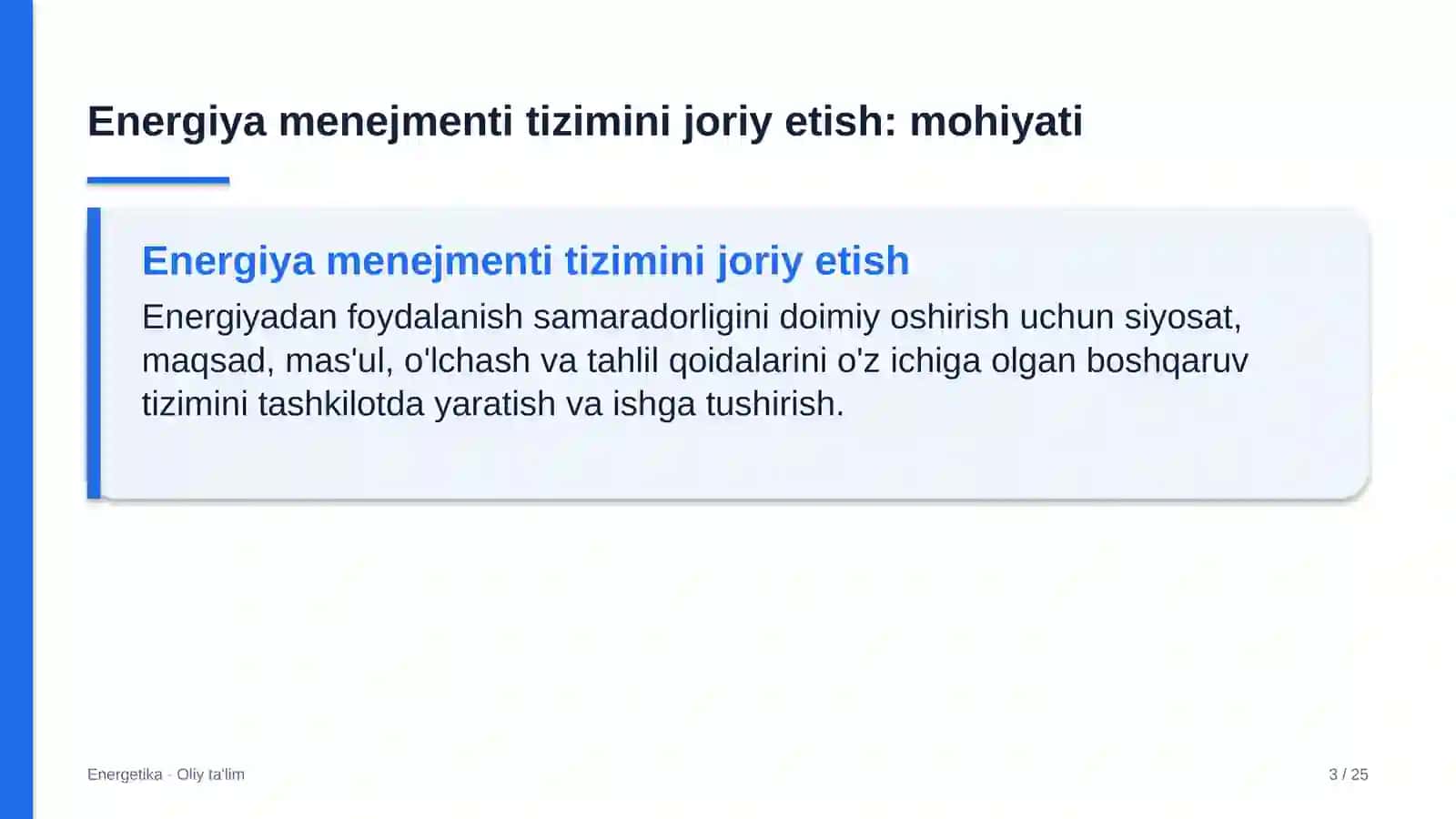 tashqi savdoda energiya menejmenti tizimini joriy etish 3337 3