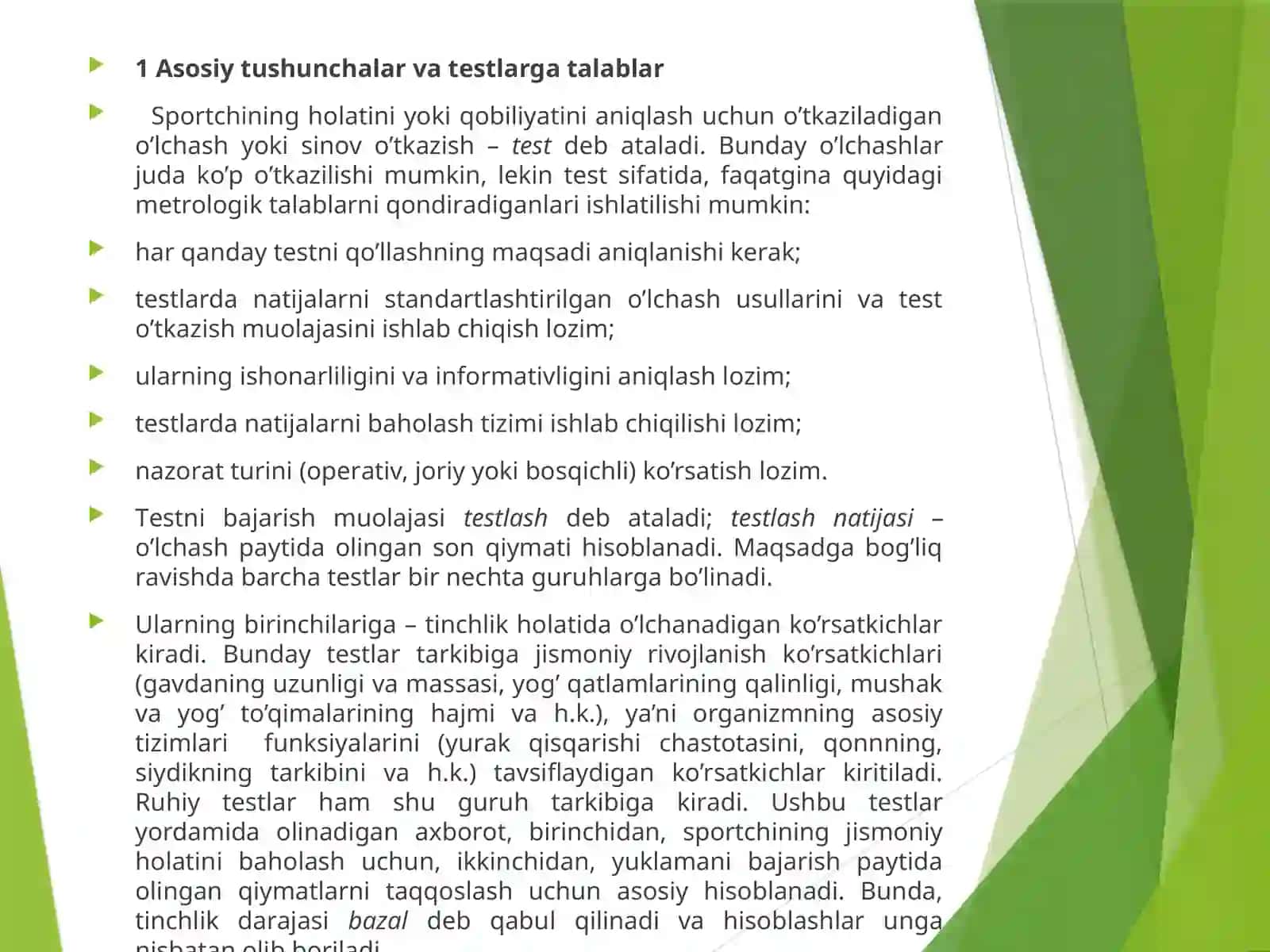 TЕST NАZАRIYASI 3
