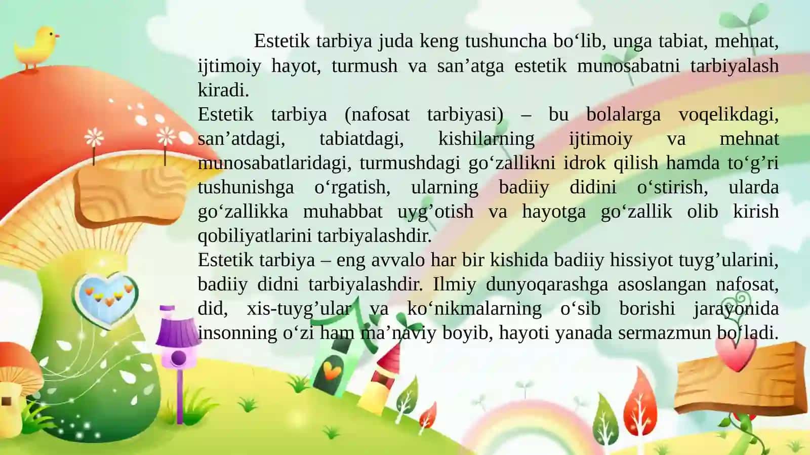 Maktabgacha yoshdagi bolalarning estetik (nafosat) tarbiyasi 3