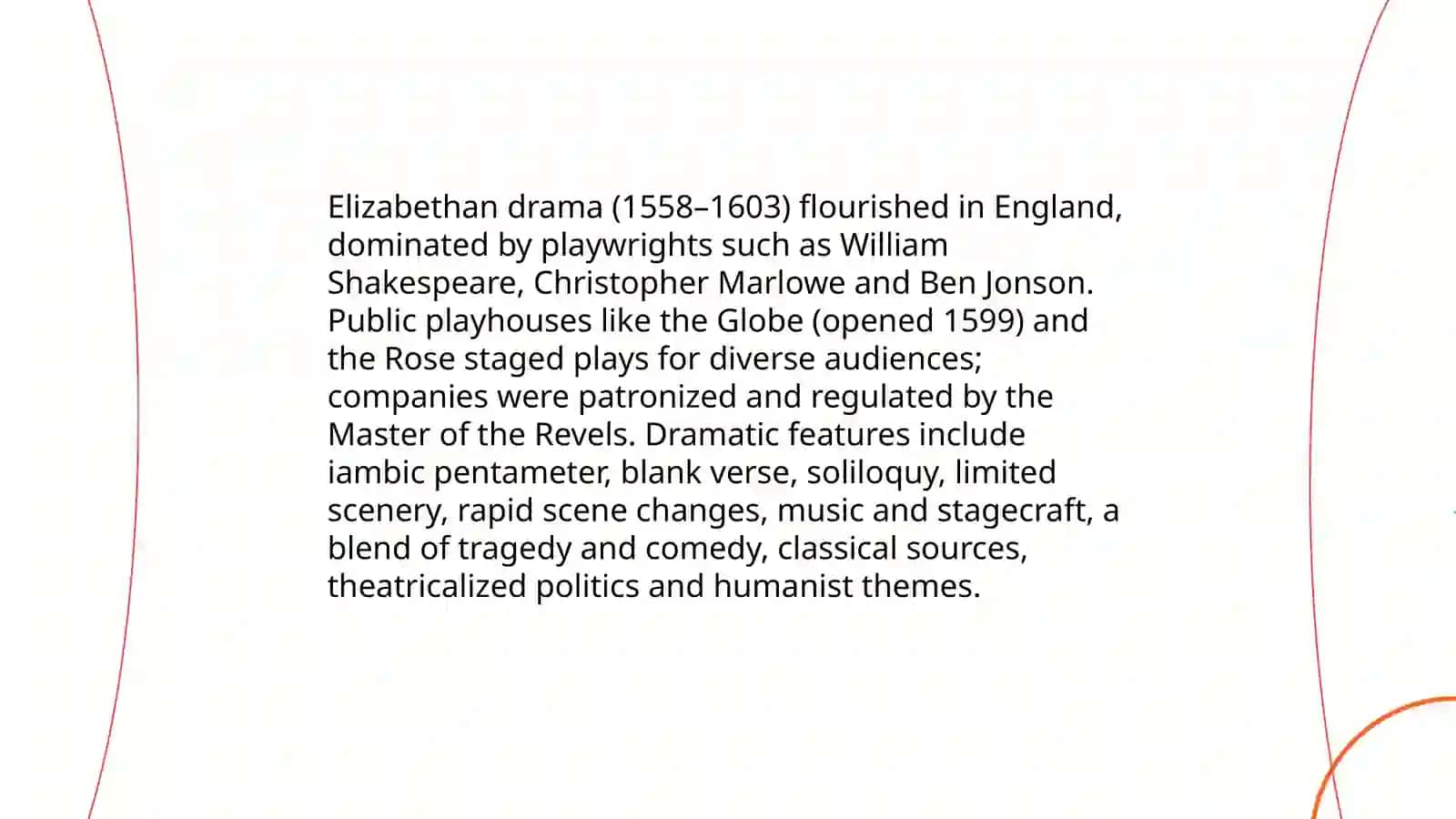 The English Renaissance 3