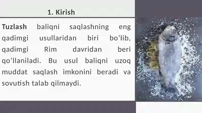 Baliqlarni tuzlash texnologiyasi 3
