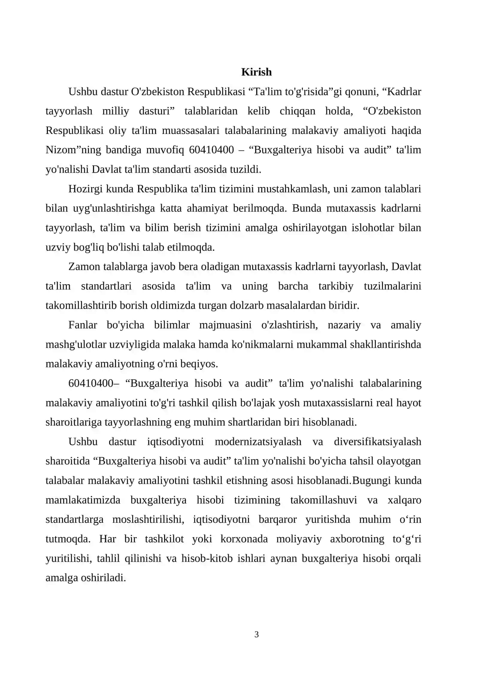 Beruniy Agrotexnologiya Texnikum MALAKAVIY AMALIYOTI 3