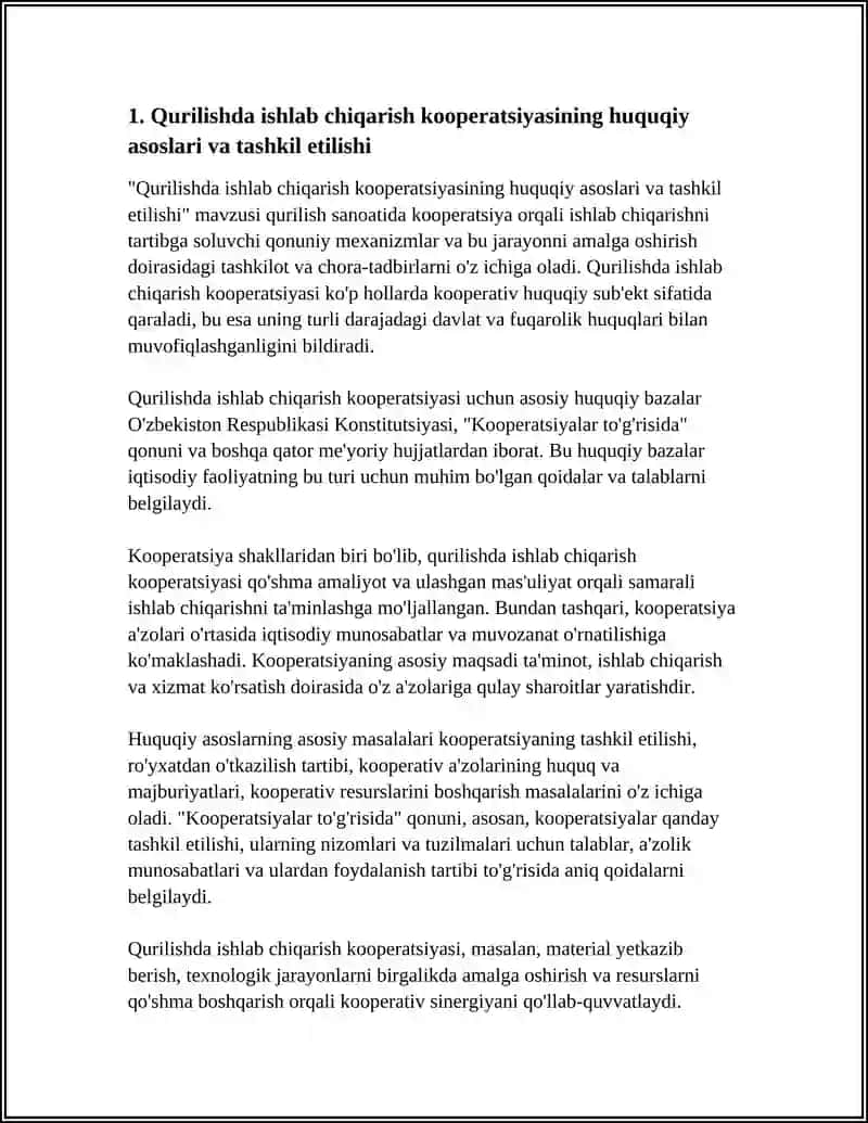 Qurilishda Ishlab Chiqarish Kooperatsiyasi 3