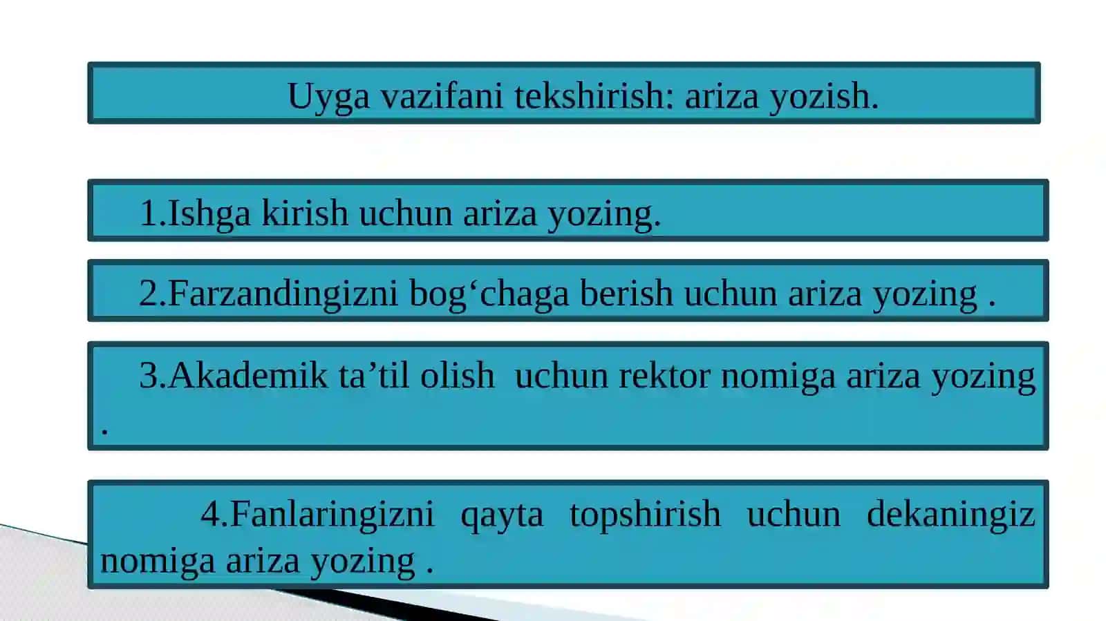 Tushuntirish Xati 3