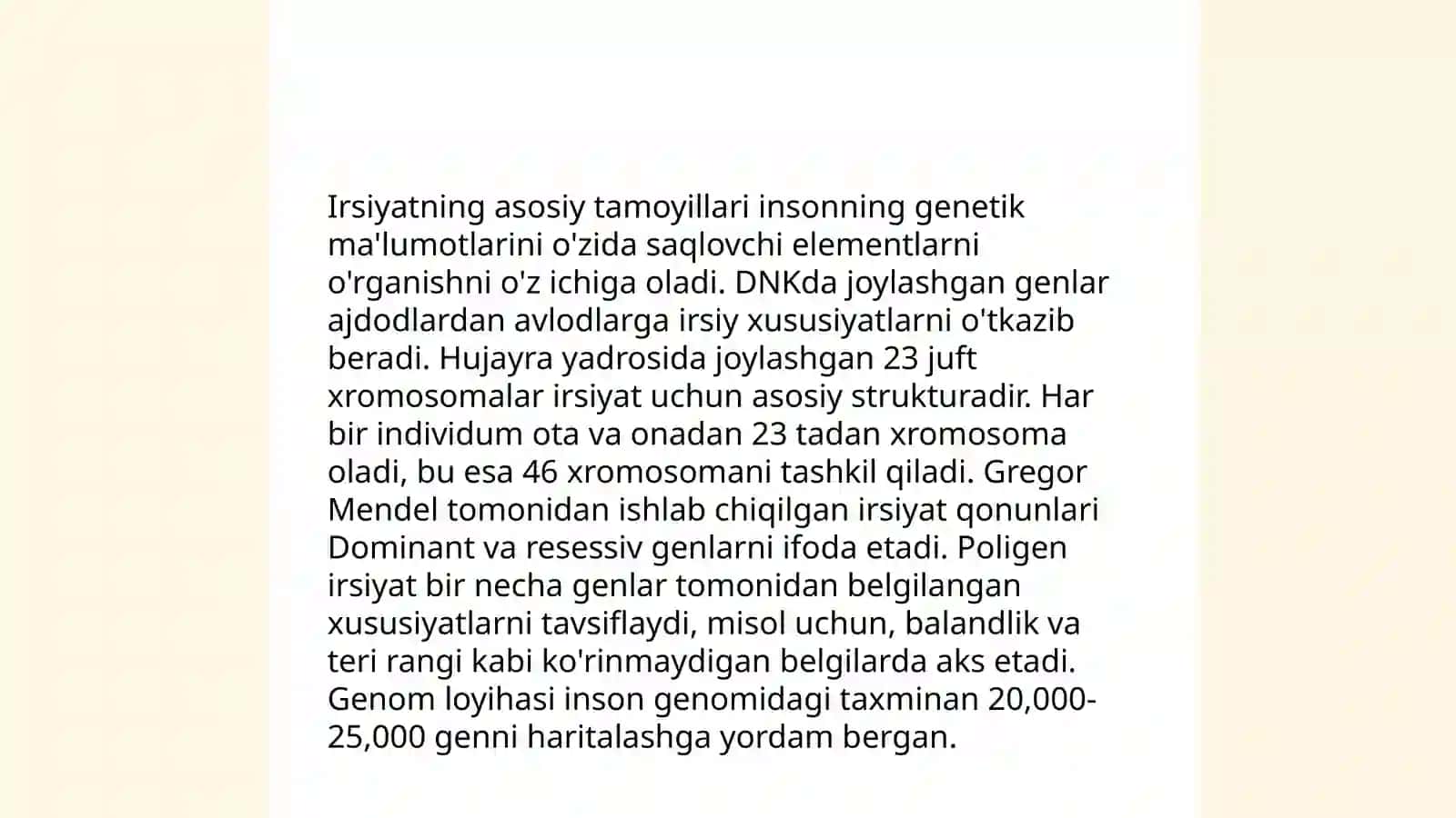 Irsiyat va qarindoshlik koeffitsientini aniqlash 3
