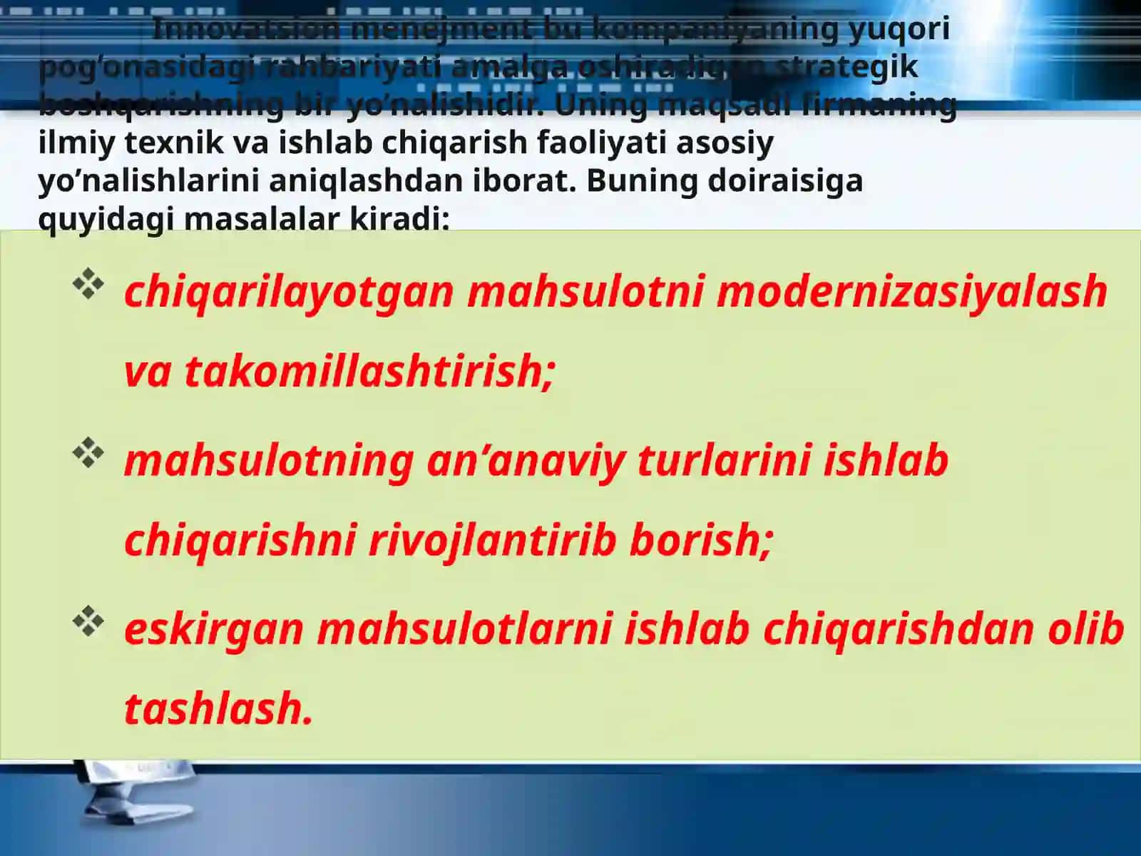 MILLIY INNOVATSION TIZIMLAR XORIJIY TAJRIBA VA O'ZBEKISTON MODELI 3