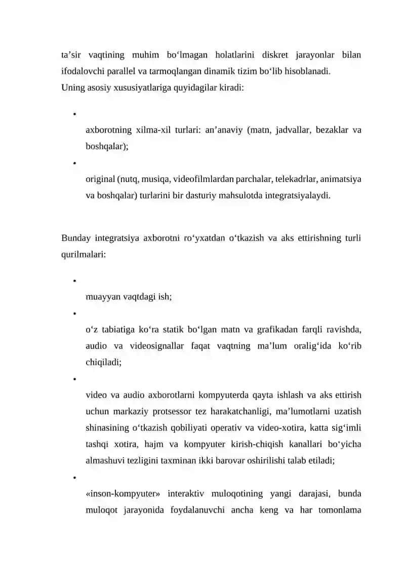 Multimedia va uning ta’minoti 3