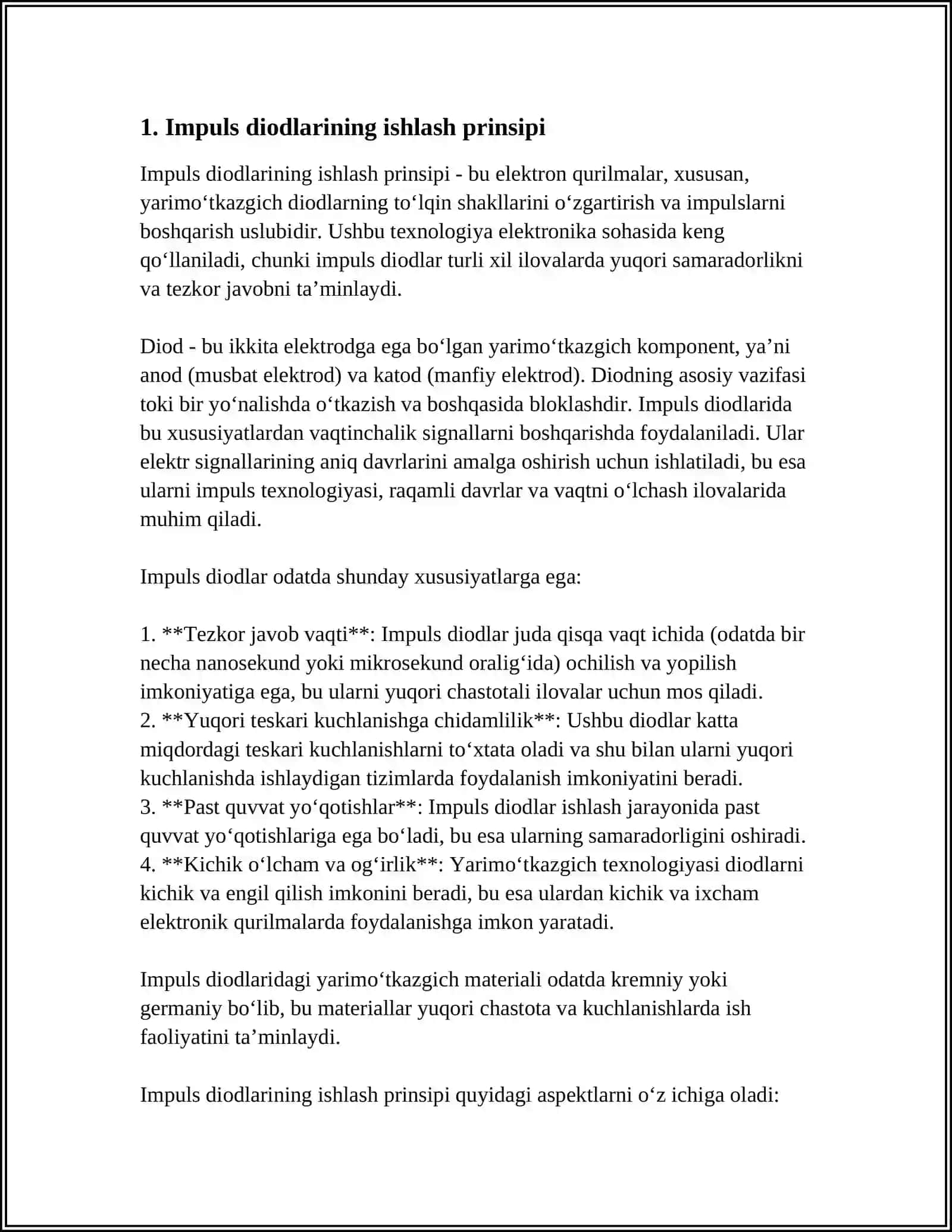 IMPULSI DIODLAR 3