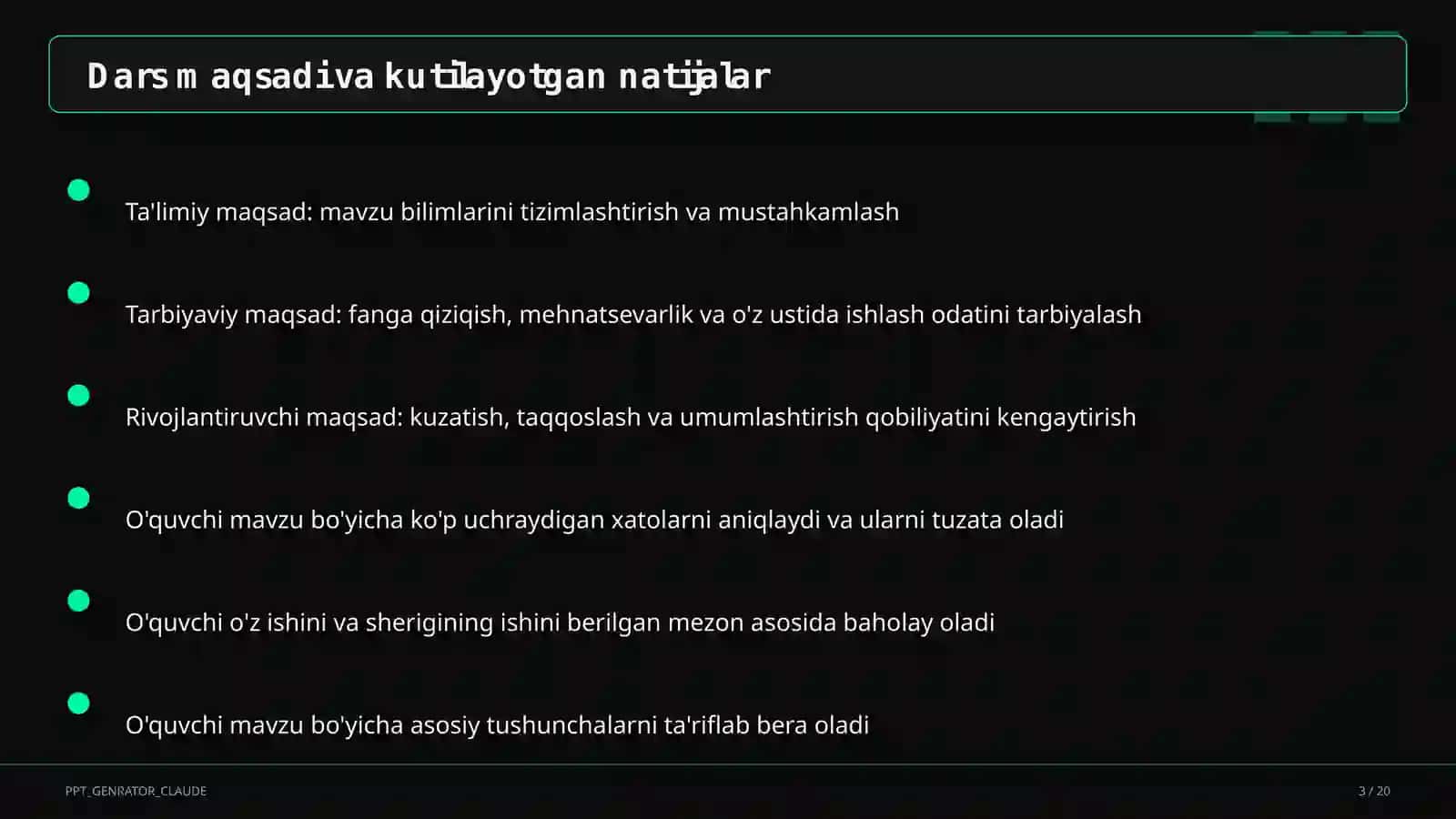 Sitologiya: hujayra tuzilishi va funksiyalari (9-sinf) 3