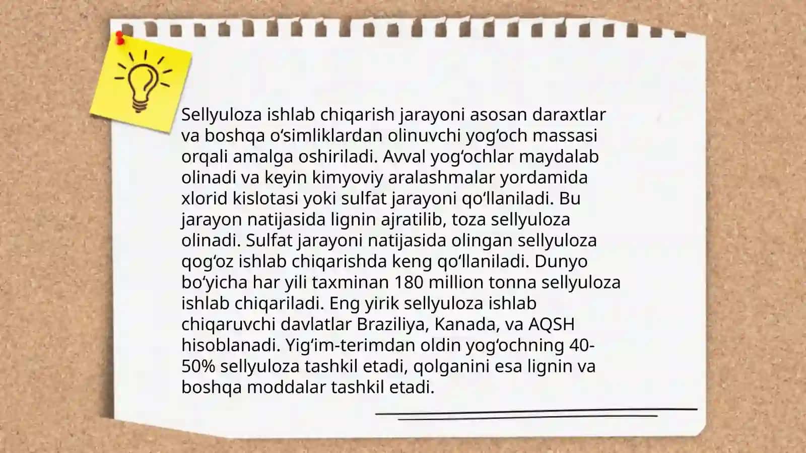 sellyuloza olish usuli 3