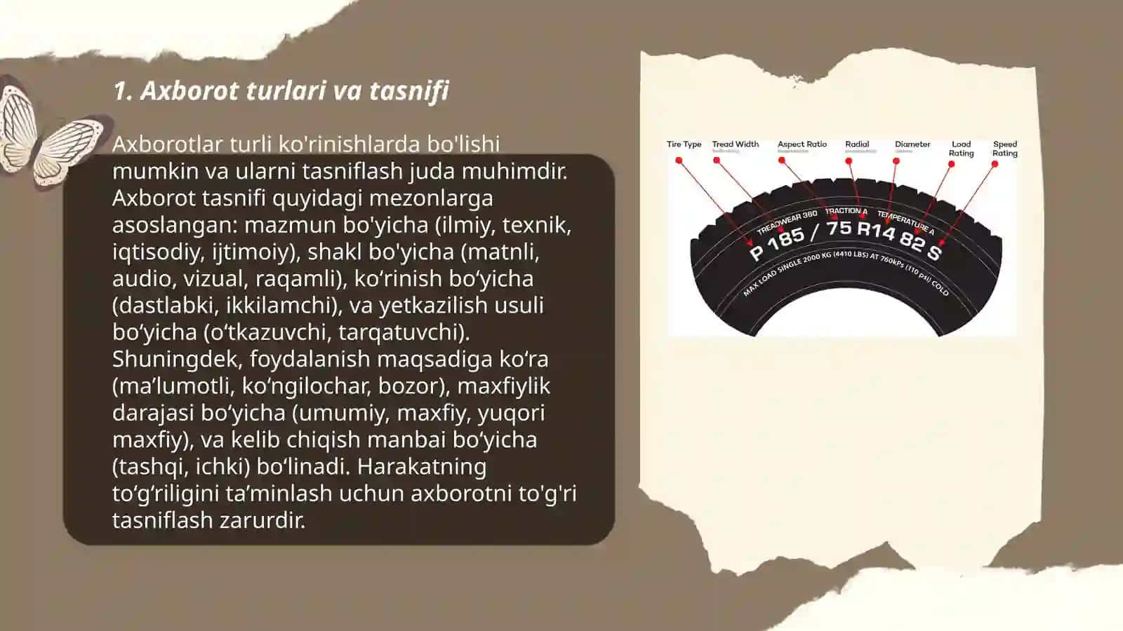 Axborot turlari va ishonchliligi 3