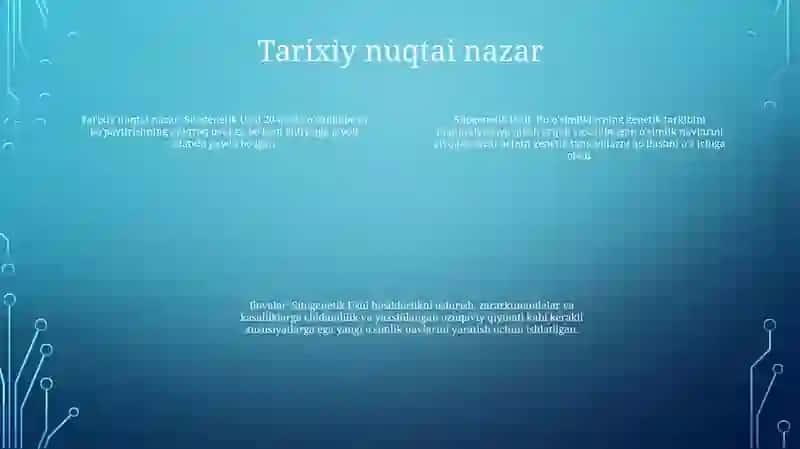 Sitogenetik Usul 3