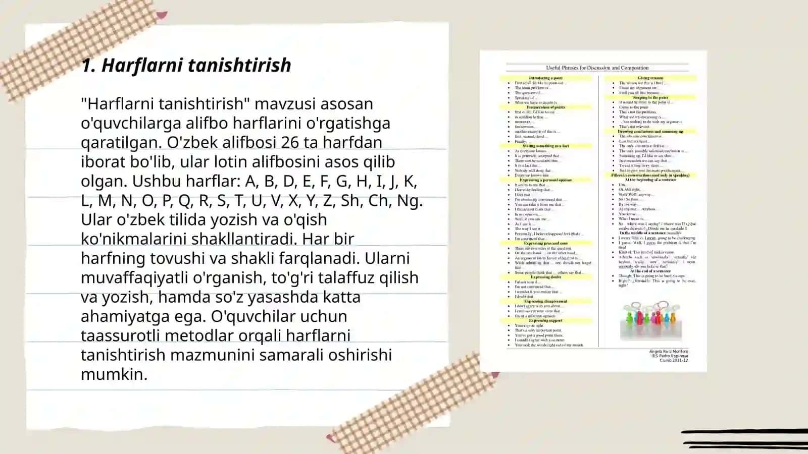 "Harflarni tanishtirish" 3