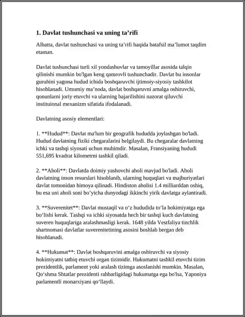DAVLAT TUSHUNCHASI VA MOHIYATI 3