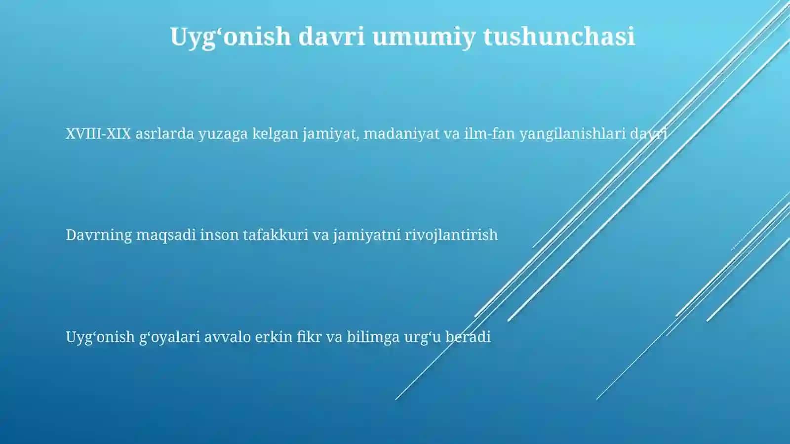 Uyg‘onish davrining falsafiy, tarixiy va badiiy omillari 3