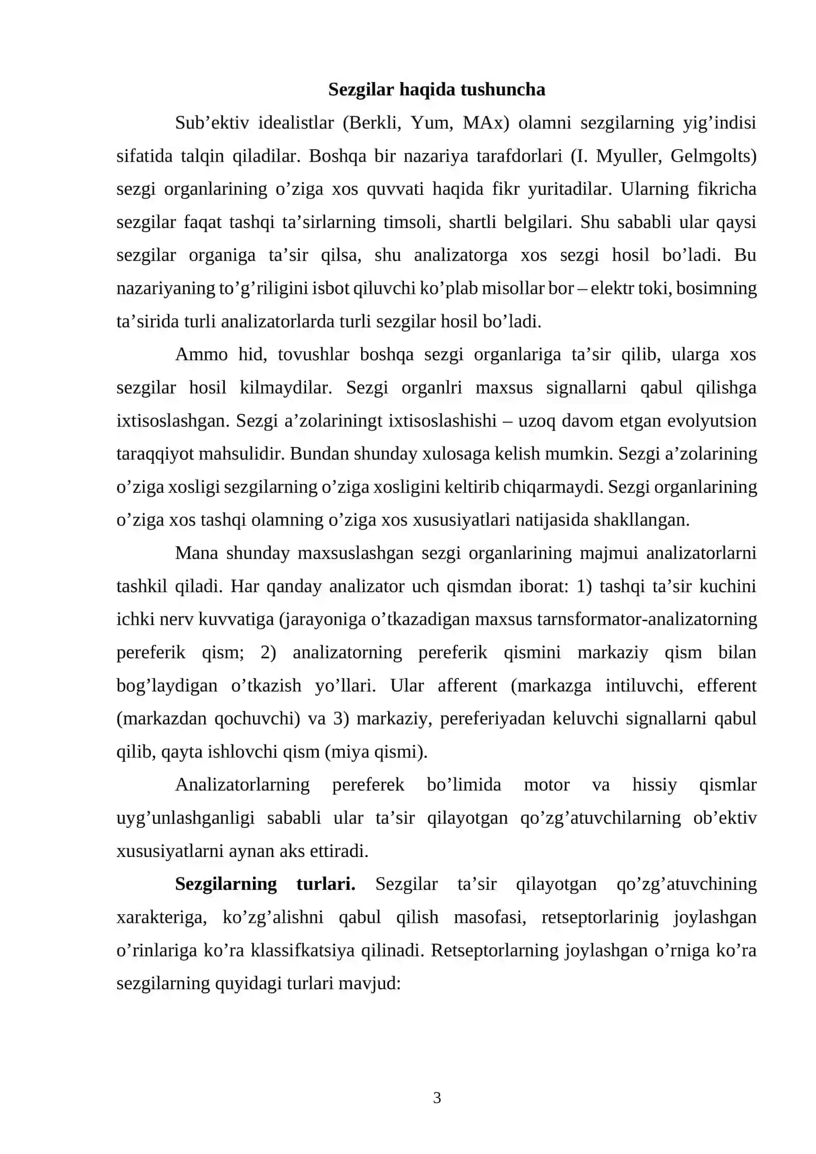 Inson tanasining kinestatik sezgisi 3