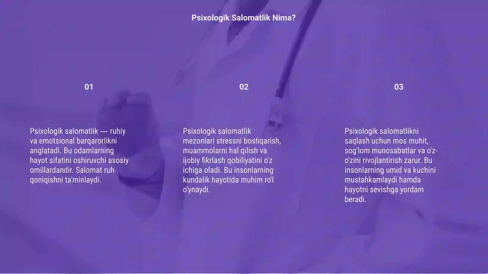 Psixologik salomatlik mezonlari 3