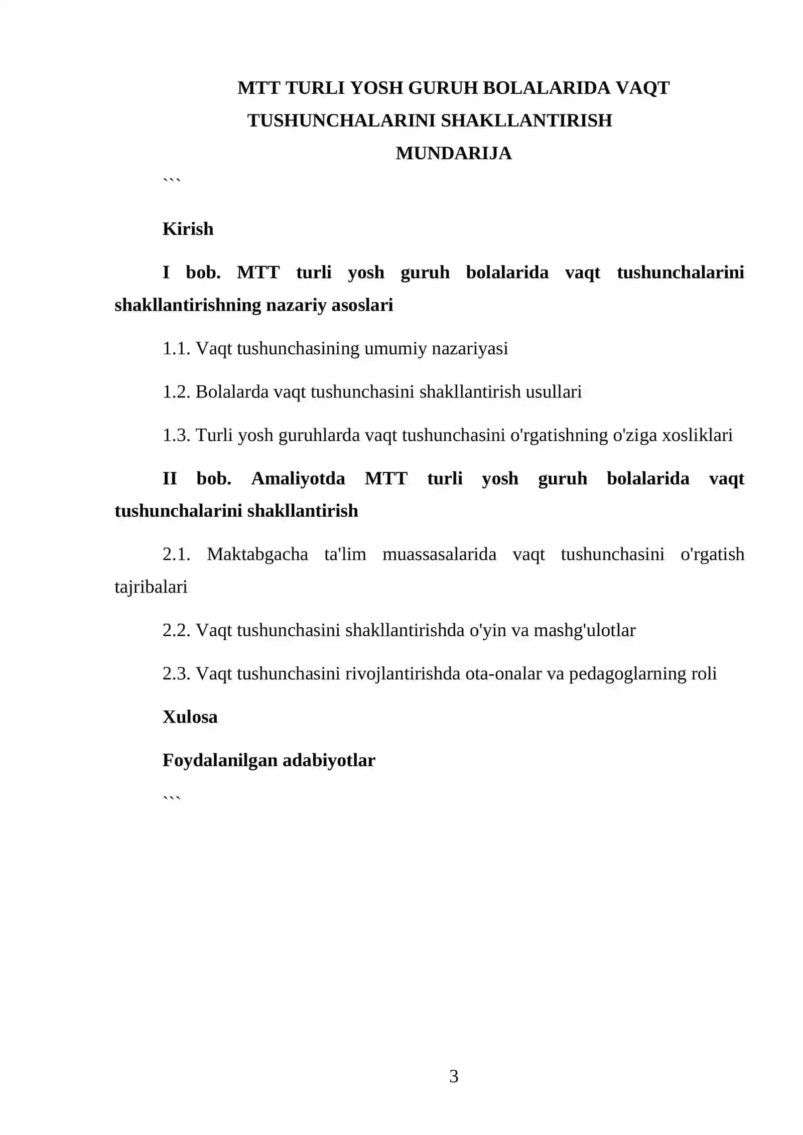 MTT turli yosh guruh bolalarida vaqt tushunchalarini shakllantirish 3