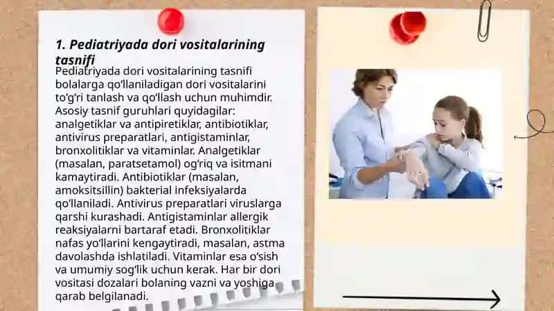 Pediatriya amaliyotida dorilarning qollanilishi 3